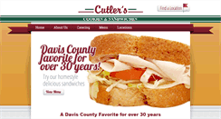 Desktop Screenshot of cutlerscookies.com